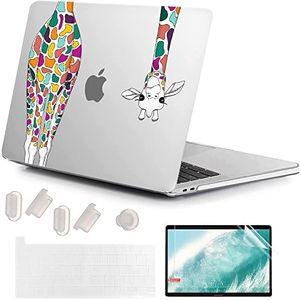 MUSHUI Funda para MacBook Pro 13 Pulgadas 2022-2016, A2338 M1 M2 A2289 A2251 A2159 A1989 A1706 A1708, Plástico Carcasa Rígida & Cubierta de Teclado & Protector de Pantalla para Mac Pro 13.3", X89-8