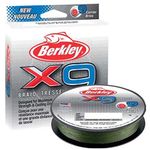 Berkley X9 Braided Fishing Line - 9 Strand Braid Line for Saltwater and Freshwater Fishing, Unisex,, Low-Vis Green, 0.06mm | 6.4kg | 150m | 165yd