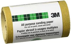 3m SandBlaster 025120UK Medium P120 115mm x 2.5m Sandpaper Roll with Bare Surfaces