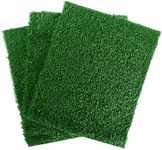 PETMAKER Pee Pads for Dogs - Set of Three 18.5x14-Inch Replacement Turf Grass Mats for Potty Training - Dog Housebreaking Supplies for Small Pets by