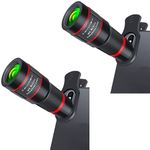 Lipzie Buy ONE GET ONE 14X Zoom 4K HD Telephoto Phone Lens Monocular Telescope Camera Lens for All Smartphones