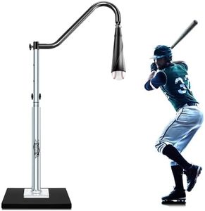 PLAYAPUT 2 in 1 Inverted Tee Or Batting Tee for Baseball, with Weighted Base, Handrolled Rubber Top, Premium Aluminum Stem, Easy Adjust Height Baseball Tee for Advance and Pro Players