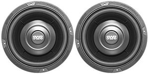 Earthquake Sound SWS-6, 5x 6.5-Inch Shallow Woofer System Subwoofers, 4-Ohm (Pair)