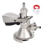 Stainless Steel A-Type Keg Coupler Beer Keg Dispenser Connector,Beer Dispensing Equipment Accessory