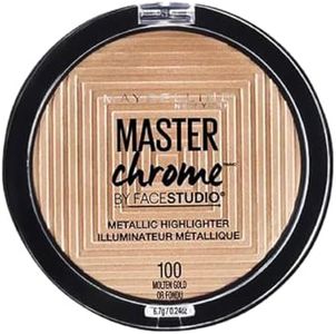 Maybelline New York Master Chrome Metallic Highlighter Powder - Molten Gold, 6.7g