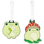 Cartoon Frog Silicone Luggage Tags 