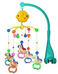 Babygo Musical Sound & Light Unicorn Rattle cot Mobile Rotating for Cradle and Bed jhoomer