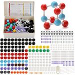 SOUJOY 444 Pieces Chemistry Molecular Model, Organic and Inorganic Modeling Kit, Class Set with Atoms Bond, Links and, Short Link Remover Tool for Learning Science