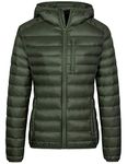 Wantdo Women's Hooded Packable Ultra Light Weight Short Down Coat Oliver Medium