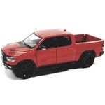 Kinsmart 2019 Red Dodge Ram 1500 Pickup Truck1/46 O Scale Diecast Truck