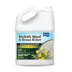 BioSafe Systems 7601-1, BioSafe Weed & Grass Killer Concentrate for Organic Gardening, Environment and Pet Friendly, Water Soluble, Kills On Contact, 1 Gallon