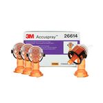 3M Accuspray Paint Spray Gun Nozzle Refills for PPS 2.0, 26614, 1.4 mm, Orange, Use with PPS 2.0 Spray Gun System for Like-New Paint Spray Performance, 4 Pack