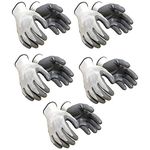 SAFE AND SURE Cut Resistant Safety Nylon Anti Cut, Hand Gloves (Pack of 5)