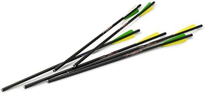 Excalibur Firebolt 20" Carbon Lightweight Crossbow Arrows for Use on EXO-Traditional Series Crossbows - 6 Pack (22CAV-6)