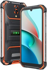 Blackview BV7200 Smartphone Resistente, 50MP Doble Cámara, Helio G85 6GB+128GB, Android 12, 6,1'' HD+, Modo Guante, Batería 5180mAh, Doble SIM GPS NFC Naranja