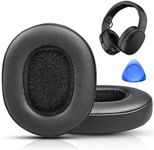 Replacement Headphone Ear Cushions compatible with Skullcandy Crusher Wireless/Evo/ANC, Hesh3 Headphones, Upgraded Ear Pads Covers with Soft Protein Leather and Memory Foam (Black)