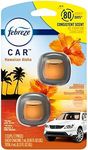 Febreze Car Air Freshener Vent Clip Hawaiian Aloha Scent.06 oz. Car Vent Clip, 2 Count, Orange and Blue