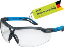 Uvex i-5 Safety Spectacles - Safety Glasses for Work & Laboratory - Transparent - Anthracite-Blue