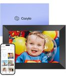 Cozyla Digital Picture Frame WiFi Free Unlimited Storage AI-Powered Send Pictures & Video via Google Photos Email Web Browser App Digital Photo Frame Electronic Picture Frame Slideshow 10.1 Inch Black