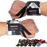 Rip Toned 18” Wrist Wraps - Wrist Straps for Weightlifting - Lift Better, Protect Wrist Pain - Adjustable, Durable, Machine Washable - Wrist Brace for Weightlifting - USPA Endorsed for Men & Women