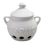 Fante's Garlic Keeper, Unglazed Ceramic, The Italian Market Original Since 1906