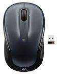 LOGITECH 910-002136 Wireless Mouse M325 with Designed-for-Web Scrolling, Dark Grey/Black