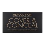 Makeup Revolution, Ultra, Cover & Concealer Palette, Light Medium, 8 Shades, 10g