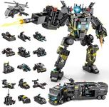 FORHISHER 700Pcs STEM Robot Building Block Toys for Boys Age 6 7 8 9 10 11 12,51 in 1 Educational Construction Building Bricks Engineering Set,Gift for 6 7 8 9 10 11 12+ Year Old Boys