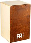 Meinl Percussion Snarecraft Cajon Instrument - Big Drum Box with 2 Snare Wires - Playing Surface Almond Birch (SC100AB)