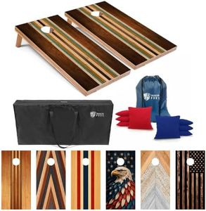 Tailgating Pros 4x2 Regulation Cornhole Board Set, Lightweight & Portable