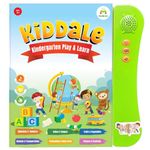 Kiddale ABC,123 E Book for Kids| Interactive Children Book| Musical Electronic Sound Book| Gift for 1,2, 3+ Years Baby|E Learning Book| Smart Intelligent Activity Book| Nursery Rhymes| Talking Book