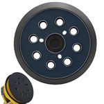 Replacement Sander Pad for DeWalt 151281-08 and DW4388 - Fit DW421, DW422, DW423, D26451, D26453 Random Orbital Sanders - Standard 5" Hook and Loop Sander Pad