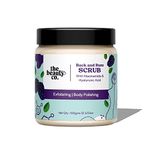 The Beauty Co Back and Bum Scrub with Niacinamide & Hyaluronic Acid 100 gm | Scrub | Face & Body | Detoxifyng & Anti-Acne | Reduces Dark Spots | Exfoliating & Body Polishing | Unisex Adult