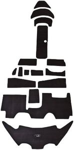 BlackTip Jetsports Complete Traction Mat Kit Compatible with Sea-Doo 2003-2006 Sportster 4-Tec Jet Boat (Black Grooved)