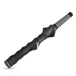 Right-Handed Golf Training Grip, Golf Swing Trainer Training Grip Rubber Black Practice Aid Grip