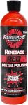 Renegade Products Red Liquid Metal Polish - Metal Polish & Car Scratch Removal, for Use on Chrome, Stainless Steel, & Aluminum, Cleaner & Polish for Cars, Trucks, Bikes