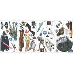 RoomMates RMK1586SCS Star Wars Classic Wall Decal, Multi-Coloured, 50 cm L X 50 cm W, Set of 31 Pieces