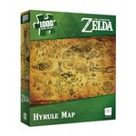 USAOPOLY The Legend of Zelda Hyrule Map 1000 Piece Jigsaw Puzzle | Collectible Puzzle Featuring Stylized Hyrule Map from The Legend of Zelda Video Games | Officially Licensed Nintendo Merchandise