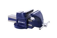 DURELO BVM/F/75, Mechanic Heavy Duty Bench Vice 3" with Hardened Jaw| Ideal for hammering, chipping & other tough applications| Rigid & Robust| Jaw Width: 75 mm