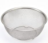 SDMAX 25cm Food Grade Stainless Steel Multipurpose Mesh Sieve Basket: Topli Juice Galni Strainer for Efficient Liquid Filtration, Easy to Rinse and Clean, Handles for Proper Grip