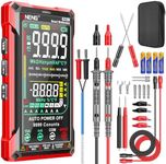 ANENG Digital Multimeter Tester TRMS 9999Counts Smart Auto-Ranging Anti-Burning Ohm Amp Voltmeter with NCV,DC/AC Current,Voltage,Resistance Diodes,Continuity,Capacitance,Temperature