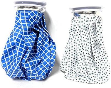 2 Pack Cold & Hot Therapy Pain Relief English Style 9 Ice Water Bag Headache & Pain Relief