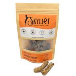 Skylish Chicken Neck 100g, Certified Safe Chicken Neck Boneless Dog Chews, High in Protein, Single Ingredient, No Preservative Dog Treats, Third Party Tested