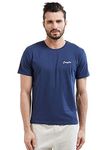 Conybio FIR T-Shirt (Roundneck) (Blue) - Emits Far Infrared Rays (FIR) enhances Blood Circulation & Improves Metabolic Functions (Small)