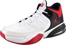 Nike Men's Jordan Max Aura 3 White/University Red-Black Basketball Shoe-8 Kids UK (CZ4167-160)