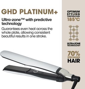 ghd Platinum+ Hair Straightener – White