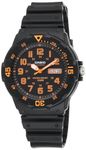 Casio Men's Casual Analogue Quartz Resin Watch MRW-200H-4B, Black/Black, Sports, Black/Black, Sports