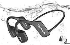 AHEYE Bone Conduction Headphones, IP68 Waterproof Swimming Headphones Bluetooth 5.3 Open Ear Headphones with Mic, 16G MP3 & 8Hrs Playtime, Wireless Underwater Earbuds for Swimming, Sports, Running