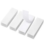 BRAVESHINE 12PCS No Need More Nails Picture Hanging Strips Double Sided Adhesive Sticky Hook Loop Mounting Fastener Tape for Wall Floor 3x10cm, White