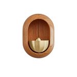 Shopkeepers Bell, Decorative Fridge Magnets, Magnetically-Attached Wood Doorbell, Door Chime for Business When Entering & Lightweight Unique Bell for Door Wall Store Wardrobe Decor